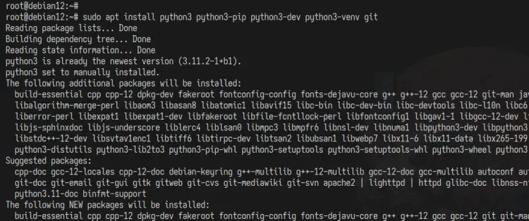 install packages