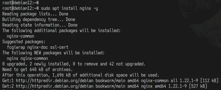 install nginx