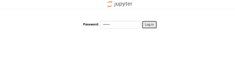 Jupyter login