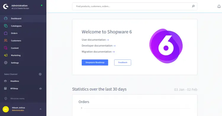 Welcome to Shopware 6