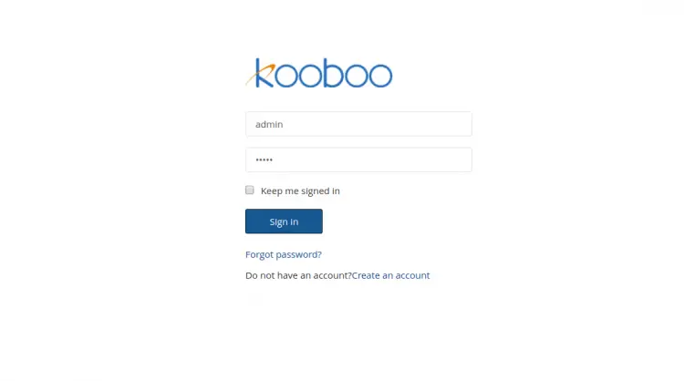 Kooboo Login