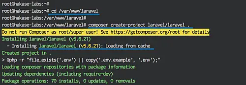 Install Laravel