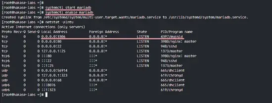 Install MariaDB Server on CentOS 7