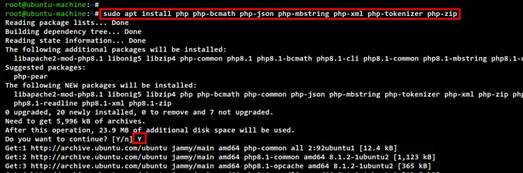 installing php 8.1