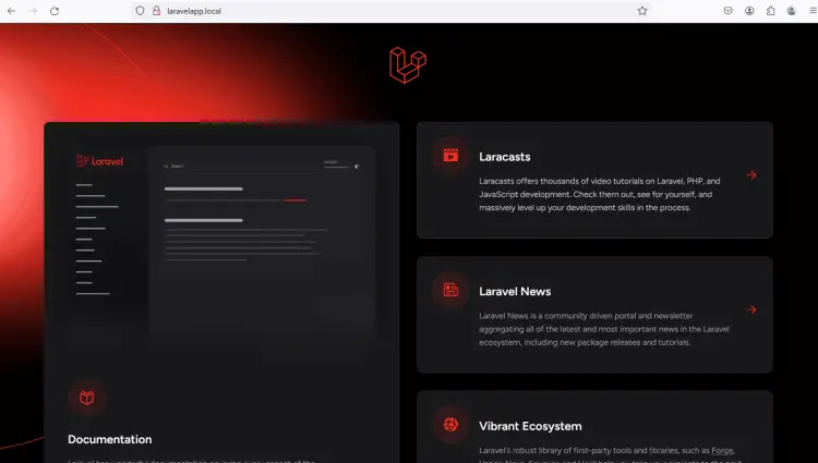 Laravel app