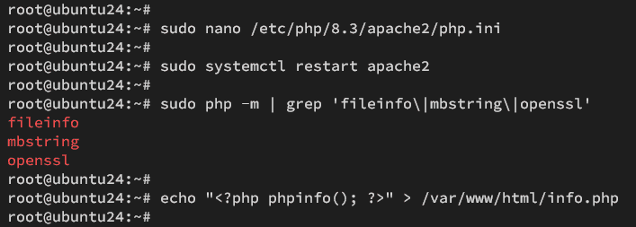 setup php