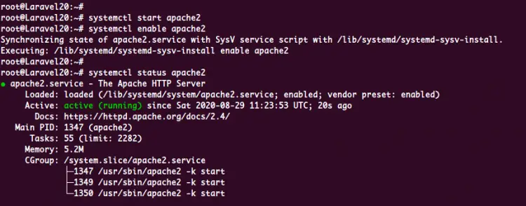 Install Apache Webserver
