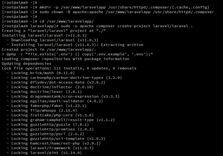 install Laravel