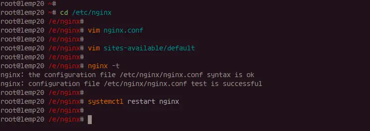 Configure Nginx and PHP-FPM