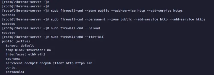 setup firewalld