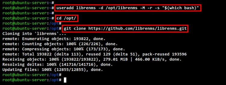 add user download librenms source code