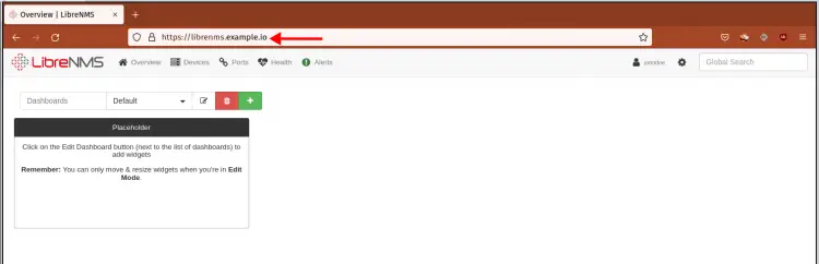 LibreNMS Dashboard