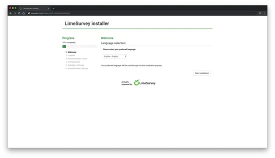 LimeSurvey Installer