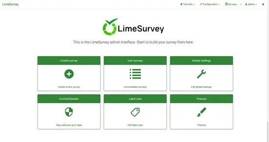 LimeSurvey Dashboard