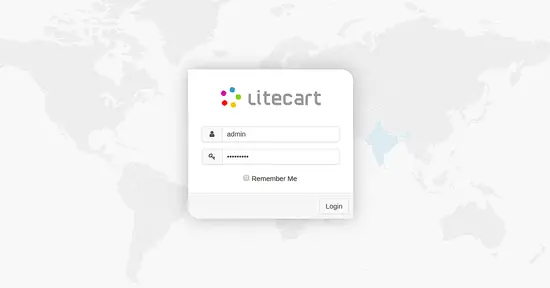 Litecart Login