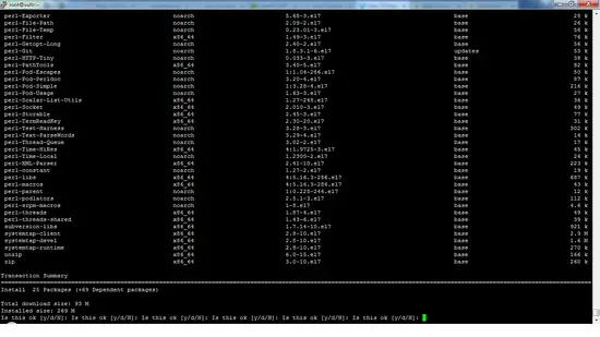 Update CentOS with yum.