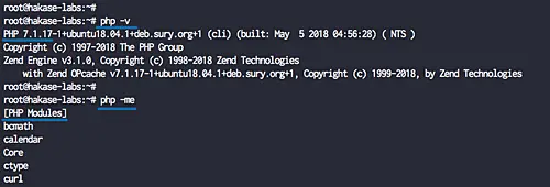 Check PHP installation