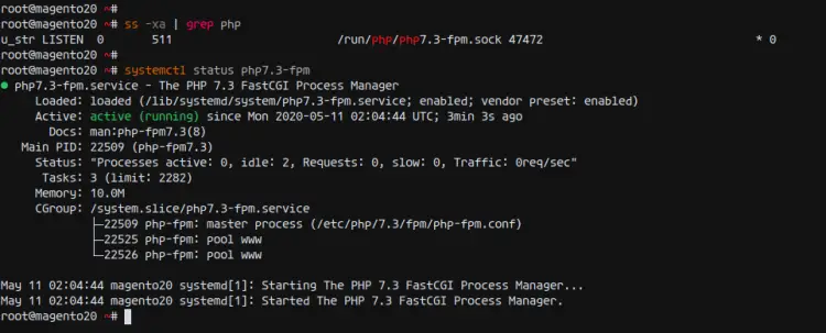 Check PHP-FPM Service