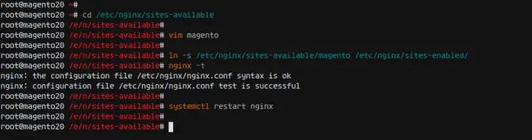 Setup Nginx virtualhost for Magento