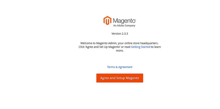 Magento installer