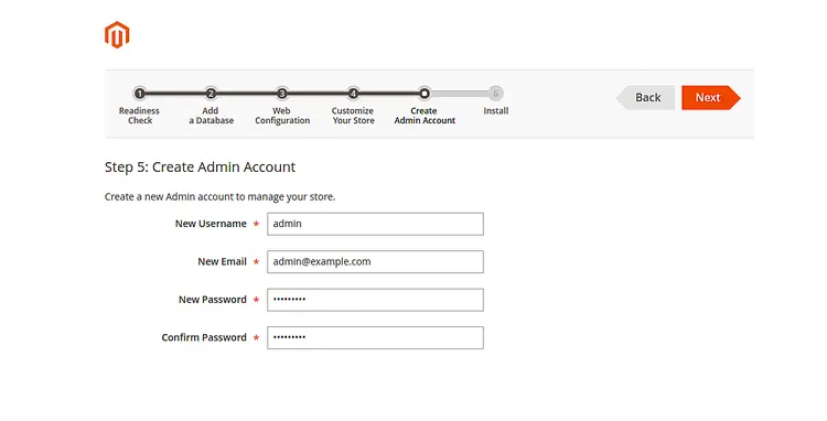 Configure username