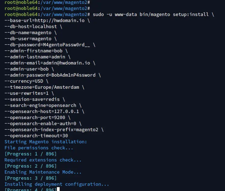 install magento