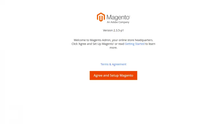 Magento setup