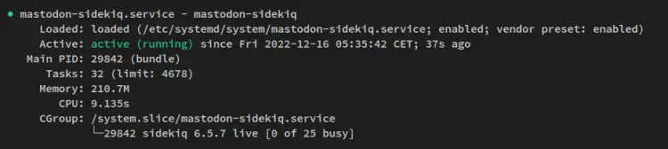 mastodon sidekiq service