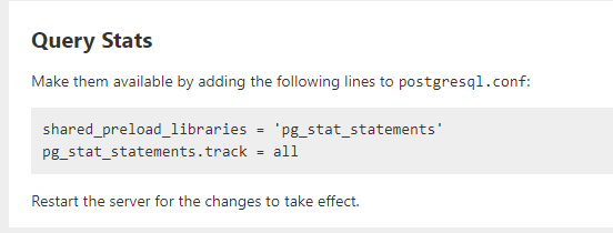 Mastodon Query Stats Information