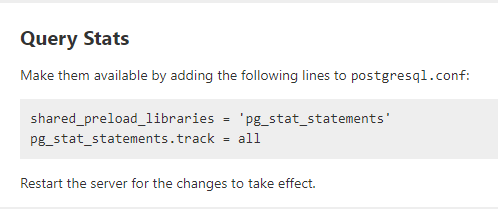 Mastodon Query Stats Information