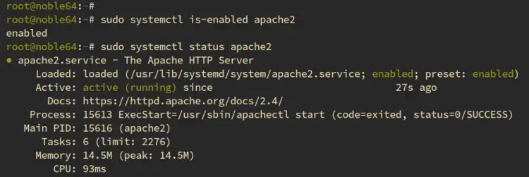 check apache