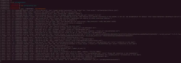 Configure Mattermost