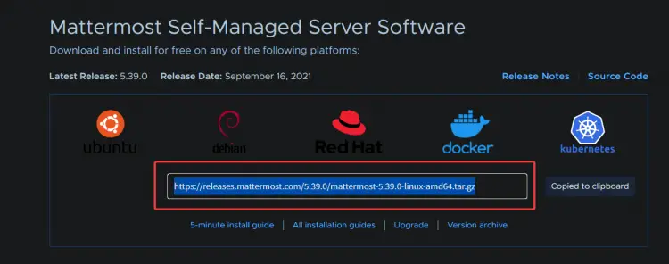  Installing Mattermost