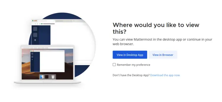 view in the browser