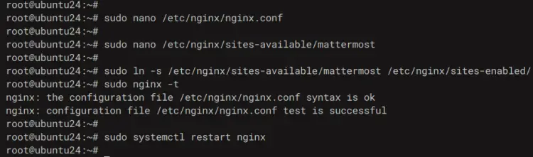 setup nginx
