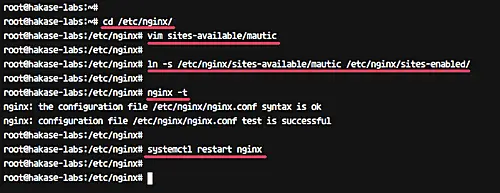 Configure Nginx for Mautic