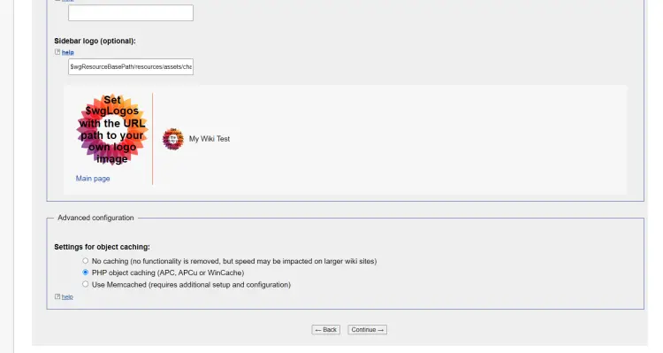 default settings