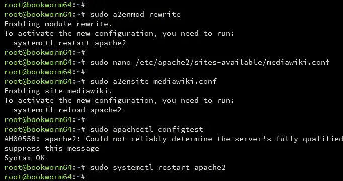 setup apache vhost