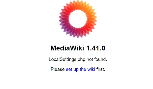 setup wiki