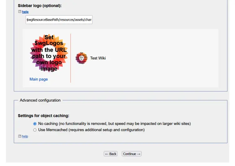 additional settings