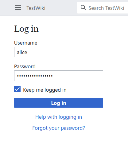 login