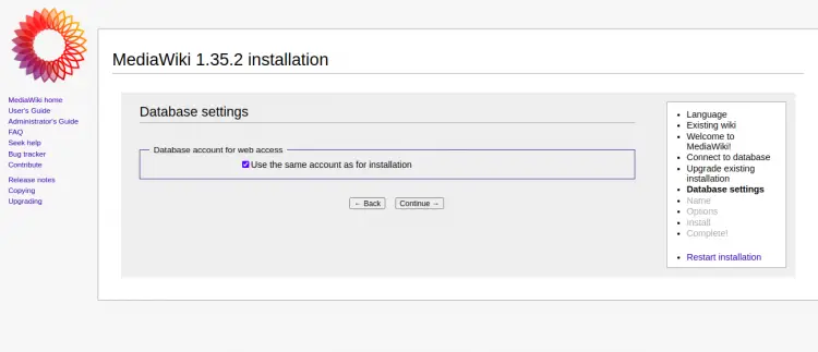 MediaWiki Installation