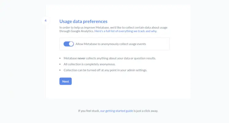 Usage Preferences