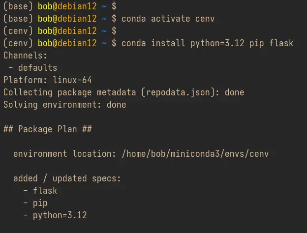 install flask