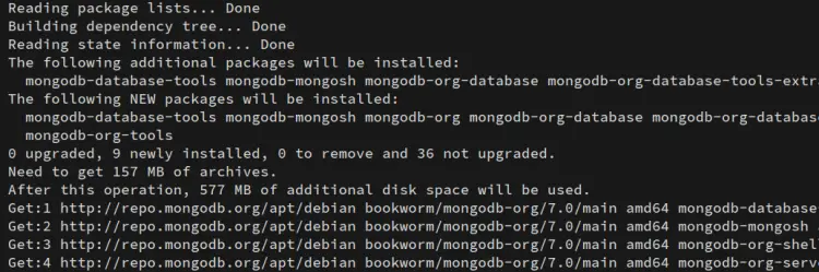 install mongodb