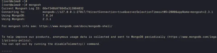 connect to mongodb