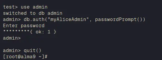 test auth