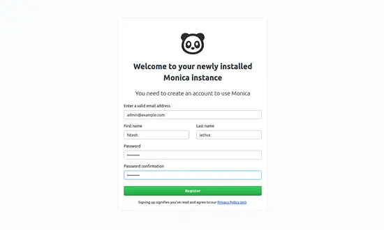 Monica PRM installer