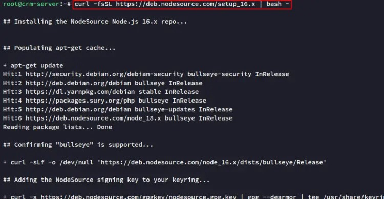 nodejs repo
