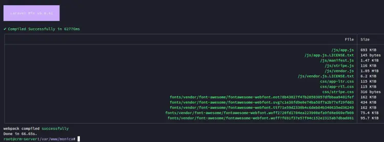generated static files